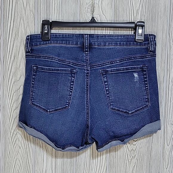 PACSUN Super Stretch Shortie Distressed Jean Shorts, Women's Waist 28 - Picture 2 of 9